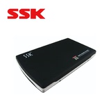 SSK飚王 黑鹰SHE037 2.5寸移动硬盘盒 USB2.0 SATA串口 超薄7mm