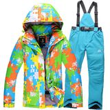 热卖2015新款滑雪服套装男女情侣款韩国单板滑雪上衣防风防水保暖