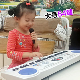 儿童电子琴54键带麦克风 成人宝宝玩具多功能小钢琴幼儿早教玩具