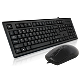 双飞燕KR-8572N 有线键盘鼠标套装 USB办公游戏网吧防水键鼠套件