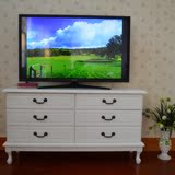 促销欧式实木电视机柜子新款客厅电视柜储物柜喷漆卧室收纳六斗柜