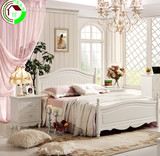 韩式床卧室家具套装组合田园儿童套房组合成套家具实木韩式松木床