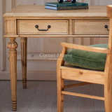 Corner House|高端定制家具|欧法式美式新古典实木复古书桌办公桌