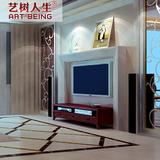 【艺树人生】美式现代简约光板壁炉架精美室内电视壁炉装饰柜定做
