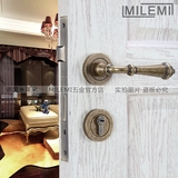 德国米莱米室内门锁美式简约分体执手锁欧式仿古锁正品卧室门把手