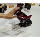遥控变形金刚汽车机器人电动玩具大黄蜂X战神 布加迪变身手势感应