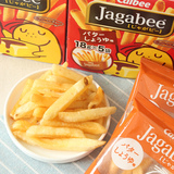 日本进口零食Calbee卡乐B/卡乐比薯条 黄油酱烧味90g5小袋盒装