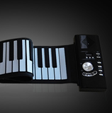 e2016升MIDI带踏板手卷钢琴88键模拟钢琴练习键盘便携式电子琴