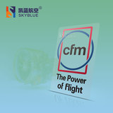 凯蓝航空 CFM 透明不干胶贴 个性航空发动机 机组创意 汽车 贴纸