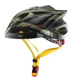 骑行头盔时尚休闲舒适basecamp一体成型骑行头盔 山地车头盔带灯