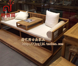 特价老榆木明式罗汉床现代新中式沙发原实木免漆床榻会所茶楼家具