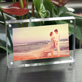 亚克力相框摆台 6 7寸 8 10 12寸简约创意水晶透明婚纱照片桌牌框