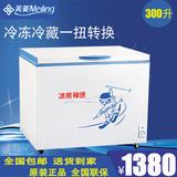 MeiLing/美菱 BC/Bd-300DT 大冰柜300升冷藏冷冻卧式商用节能冷柜