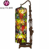 【豪蒂】帝凡尼客厅台灯落地灯欧式田园彩色玻璃特色艺术装饰灯具