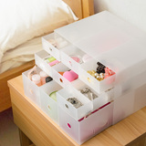 ◤MMのZakka◢桌面自由组合收纳柜 置物盒 化妆品 首饰 储物盒