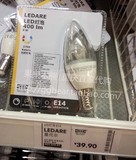 ★果果木熊★重庆宜家代购IKEA里代尔LED灯泡E14 400LM 可调光