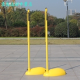 移动式羽毛球网柱轮式羽毛球柱子便携式羽毛球网架ABS羽毛球柱