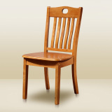 实木餐椅家用简约白色靠背全橡木椅子凳子酒店餐厅餐桌椅特价
