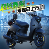 2016豪华加长小龟王男女款燃油助力车踏板车摩托车跑车80cc-125cc