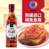 韩国清净园鱼露红瓶进口鳀鱼汁500g可配虾酱辣椒粉做泡菜调料拌料