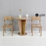 简约现代 咖啡桌组合一桌两椅 简易小户型休闲宜家桌椅组合特价