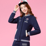 青少年少女外套女版卫衣ulzzang宽松潮学生套头韩版学院风棒球服