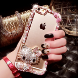 iPhone5手机壳 苹果手机壳透明硅胶iPhone5se手机壳水钻保护套女