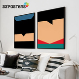 现代极简海报装饰画客厅沙发背景挂画漫威个性创意设计画超级英雄