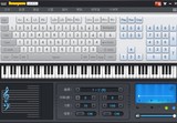 新品包邮电脑键盘模拟弹奏钢琴音乐视频教程免费学习训练软件