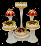 包邮6层亚克力水晶可拆装翻糖蛋糕架子多层橱窗展示架婚庆寿生日