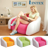 原装正品INTEX休闲充气沙发 懒骨头懒人植绒沙发 时尚舒适躺椅