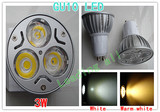 GU10 3W LED灯杯 射灯 背景灯 AC110/220V家用白光、暖白节能灯