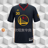 勇士队库里30号 NBA球衣官方正品 CURRY中文短袖青年男运动篮球服
