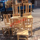 特价实木餐椅 实木靠背椅 木头椅子 员工椅 原木色餐椅 酒店餐椅