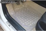 大众高尔夫7朗行波罗POLO塑料汽车脚垫透明乳胶PVC防水橡胶地垫