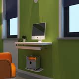 简约小户型卧室壁挂组合电脑桌简易烤漆创意台式笔记本办公休闲桌