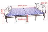 11腿加固收合式 折叠床高级铁架床木板床单人床 1米 1.2米