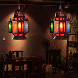 漫咖啡灯 东南亚泰式摩洛哥风格吊灯 北欧地中海酒吧吧台灯具灯饰