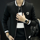 香港代购春季新款男士外套青年男装休闲夹克青少年修身大码上衣潮