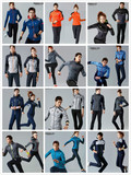 包邮现货韩国专柜正品佩极酷 羽毛球服 15新款 秋冬长袖套装男女