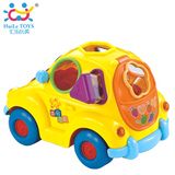 汇乐516智趣水果玩具车 电动配对积木 儿童认知益智玩具小汽车