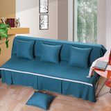 正品热卖加厚折叠沙发床套罩宜家床沙发布艺全盖全包三人组合通用
