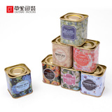 迷你铁盒小方形茶叶罐随身携带密封欧式田园风茶叶包装盒马口铁罐