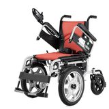 贝珍电动轮椅车大前轮老年人残疾人轻便代步车可折叠BZ-6301 BLKJ