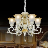 吉豪欧式树脂吊灯高端奢华田园客厅水晶卧室灯餐厅91157