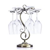 创意欧式红酒杯架倒挂宜家客厅家用高脚杯架展示摆件葡萄酒杯架