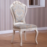 欧式正品家具 实木仿古白色桌椅 田园风格家具 白蜡木实木餐椅