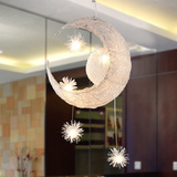 餐厅吊灯创意个性儿童灯现代简约LED卧室灯温馨圆球吧台灯饰