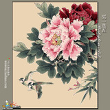 diy数字油画有框40*50手绘中国画 欧式风景花卉装饰画 客厅书房