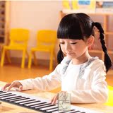 全国包邮诺艾手卷钢琴加厚61键软钢琴电子琴儿童乐器送乐谱架耳机
